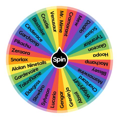 spin the wheel all pokemon|all pokemon wheel spinner.